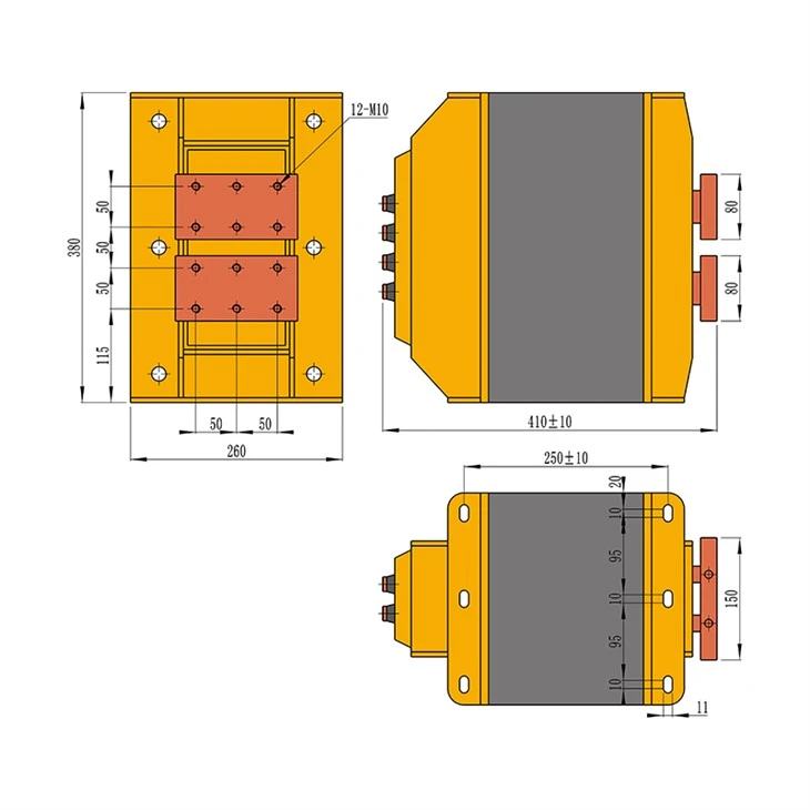 6000J 800V Высокочастотный сварочный трансформатор Сварочный трансформатор